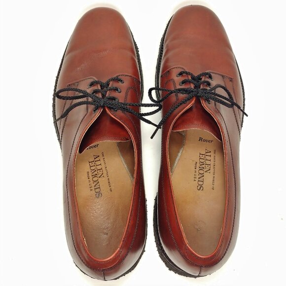 Vintage Allen Edmond Rover Crepe Sole Derby Sz 14A
